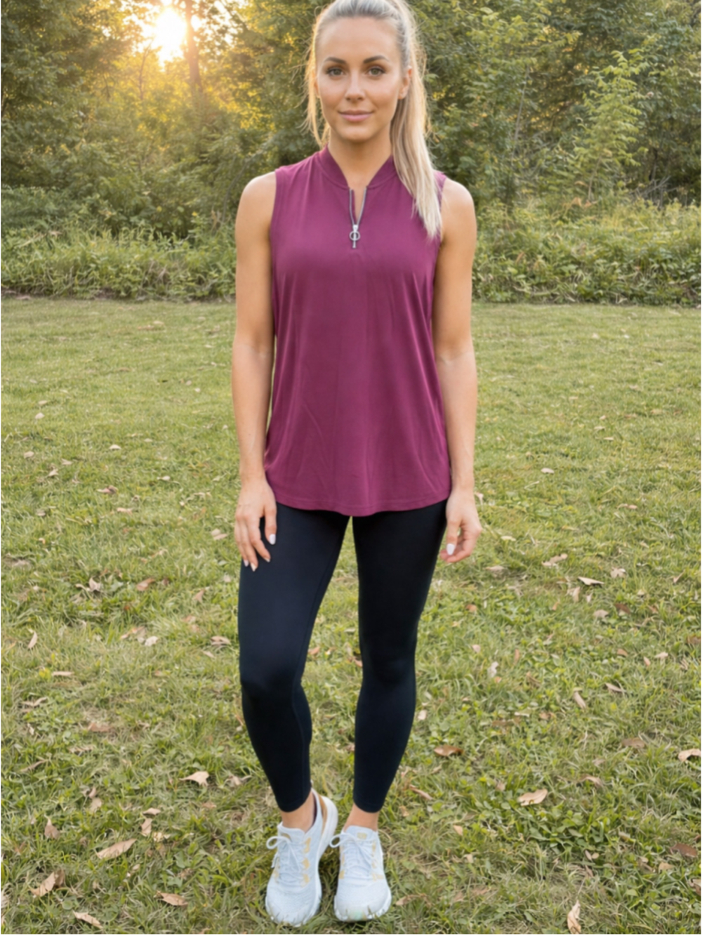 Nike Women's Dri-FIT Blade Sleeveless Golf Polo Size XXL NWT